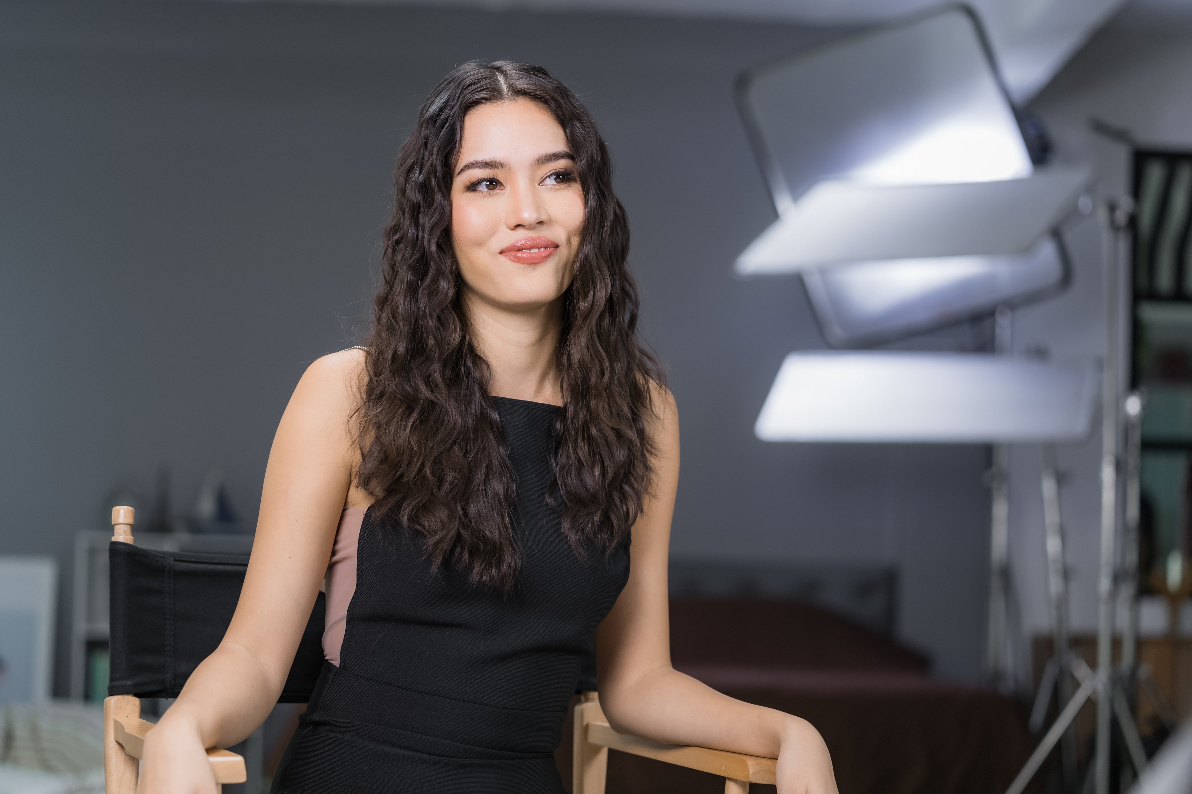 Person in thoughtful pose