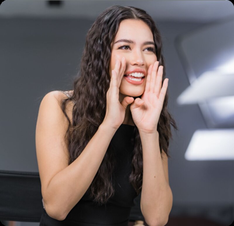 Two women engaged in meaningful conversation about social impact