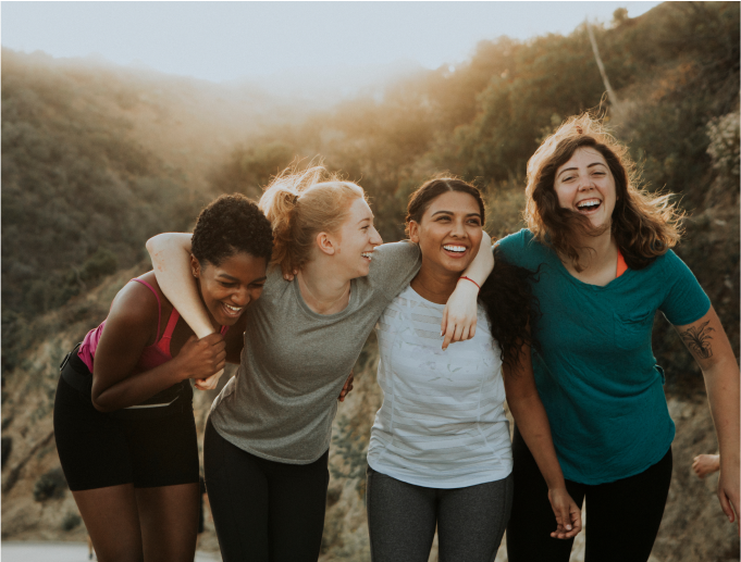 People collaborating on fundraising projects